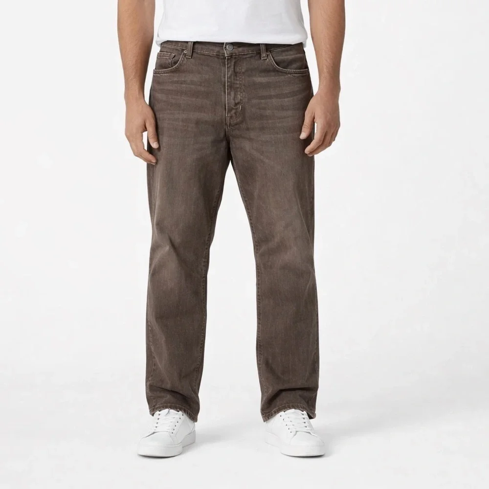 Men's 7 For All Mankind Brown Jeans Size 40